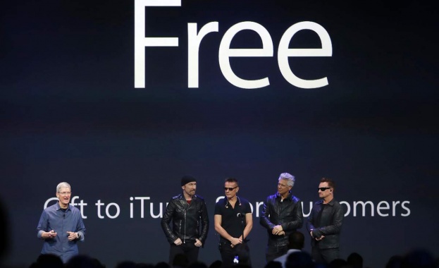 U2 са на първо място в iTunes за януари