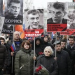 Траурното шествие в памет на Борис Немцов в Москва завърши