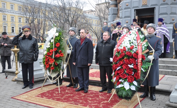 В Москва бе отбелязана паметта на загиналите за освобождението на България