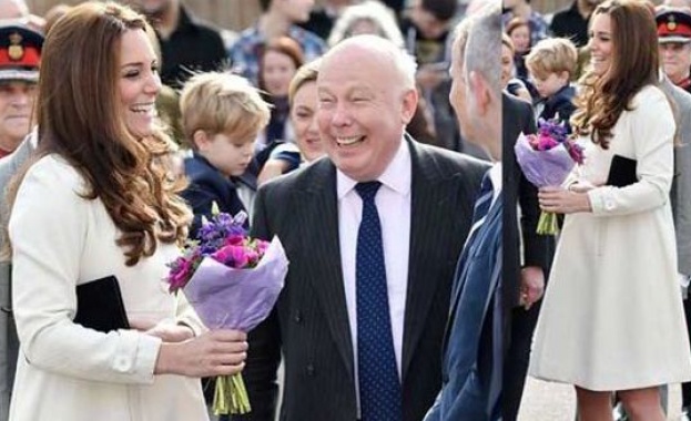 Кейт Мидълтън посети снимачната площадка на „Имението Даунтън"