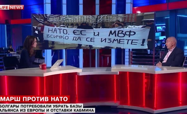 Захариев: Властите и медиите в България премълчават протестите срещу НАТО