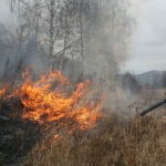 Силни горски пожари бушуват в руската република Хакасия 