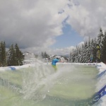 Ски сезонът в Пампорово приключва със скокове във воден басейн