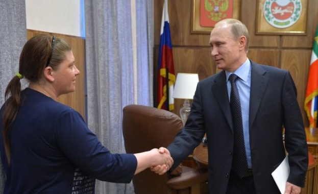 Путин посети пострадалия от пожарите сибирски регион