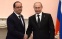Среща на руския и френския президенти Владимир Путин и Франсоа Оланд. Ереван, 24 април