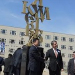 Плевнелиев откри първия в Монголия паметник на кирилицата