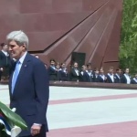 Лавров и Кери почетоха загиналите воини на Червената армия