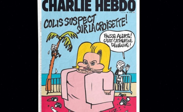 Charlie Hebdo се изгаври с Катрин Деньов
