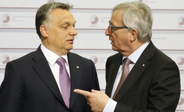 Юнкер към Орбан: Здравейте, диктаторе! (видео)