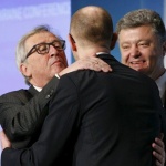 Пушков: Яценюк получи на срещата в Рига само снизходителна целувка по челото