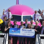 Летище Варна посрещна 1500-ия полет на Wizz Air от Лондон