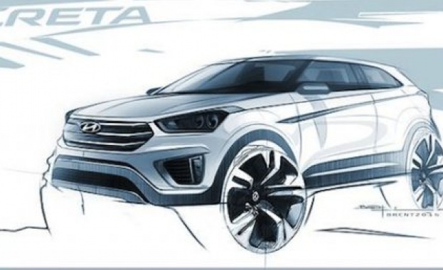 Hyundai Creta: Първа официална скица