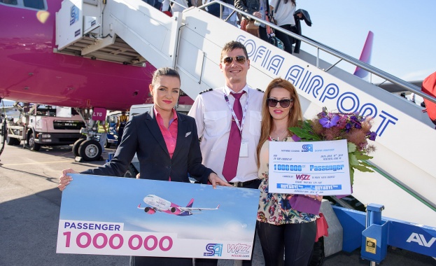 Wizz Air посреща милионния пътник от Лондон