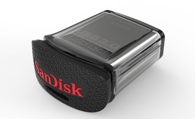 SanDisk представиха най-малката USB флашка със 128 GB памет