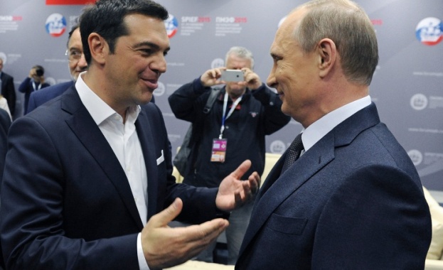 Срещата между Путин и Ципрас на форума в Санкт Петербург