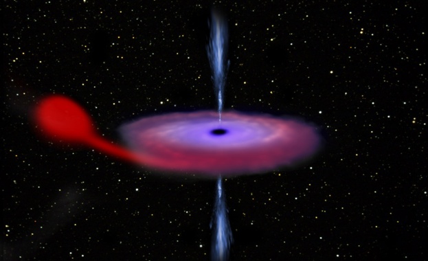 Гигантска „черна дупка” в Млечния път се събуди след 26 години