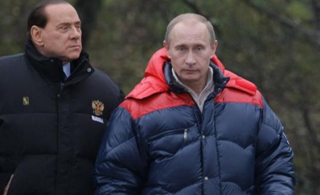 Путин и Берлускони отмарят в Сибир