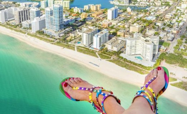 Shoe selfie от хеликоптер - най-новият хит в САЩ 