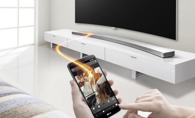 Красивият извит саундбар на LG предлага невероятен дизайн и изключителен звук 