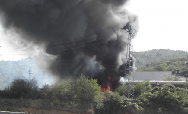 Пожар пламна край Благоевград