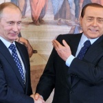 Путин и Берлускони се срещат в Крим