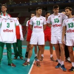 Efbet върху официалните фланелки на националите за Евроволей 2015