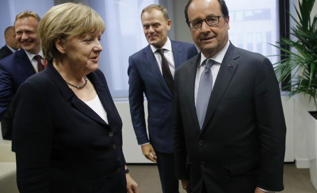 Меркел и Оланд призоваха за реформа на ЕС в управлението на еврото, бежанската криза и Шенген