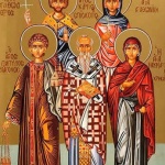 Свети мъченици Карп и Папила. Мъченик Флорентий. Мъченик Вениамин дякон