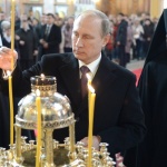 Путин посети Успенския катедрален храм в Казахстан