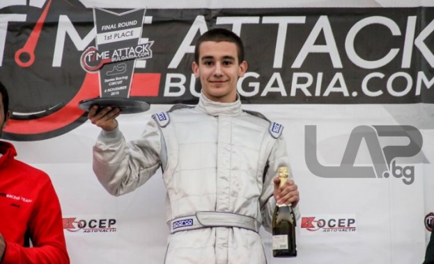 Републиканският шампион по картинг за 2014 г. Иван Влъчков стана най-бързият пилот с Honda Civic в Серес