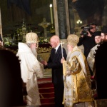 Симеон Втори присъства на Светата литургия в храма „Св. Ал. Невски”