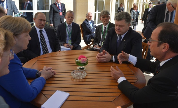 Лидерите на Нормандската четворка обсъждат ситуацията в Източна Украйна