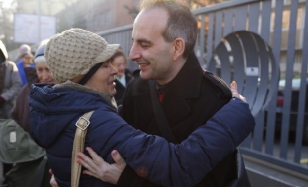 Протестиращи в подкрепа на Петър Волгин блокираха бул "Драган Цанков"