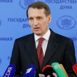 Наришкин ще се срещне с ръководството на Египет в хода на посещението си в Кайро