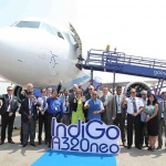 IndiGo A320neo се представи на откриването на деня на индийската авиация 