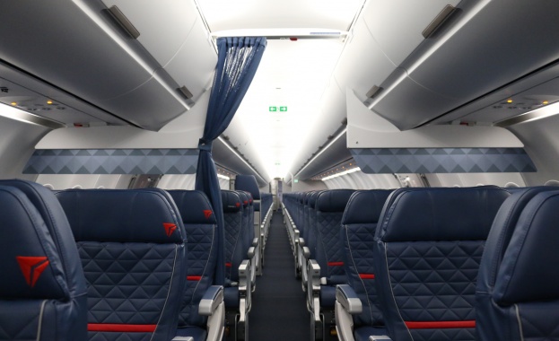 Delta става първият оператор на A320, предлагащ повече пространство над главата