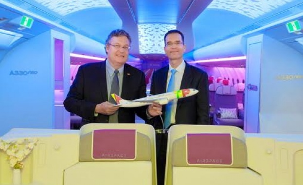 TAP Portugal потвърден като първи оператор на A330neo с кабина "Airspace by Airbus"