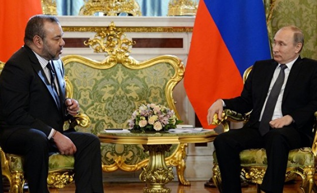 Путин обсъди с краля на Мароко увеличаването на сътрудничеството между двете страни