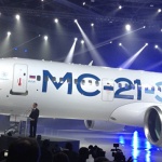 В Иркутск презентираха най-новия руски пътнически самолет МС-21