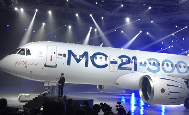 В Иркутск презентираха най-новия руски пътнически самолет МС-21