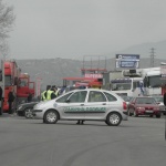 Километрична колона от автомобили до ГКПП „Кулата”