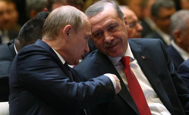 Путин ще разговаря с Ердоган днес