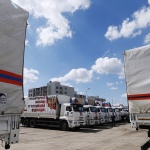 Русия достави 400 тона хуманитарна помощ в Донбас