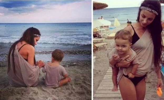 Диляна Попова сподели снимки със сина си