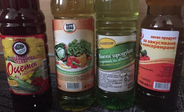 Оцетните имитации са опасни за здравето