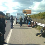 Трафикантът на имигранти вози и "Софийска вода"