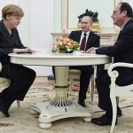 Путин обърна внимание на Меркел и Оланд на провокацията на Киев в Крим