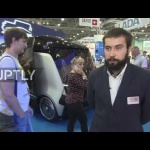 В Москва показаха прототип на електрически безпилотен микробус