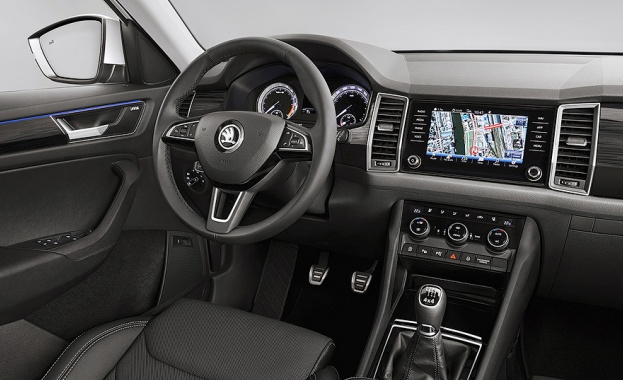 Skoda показа интериора на Kodiaq