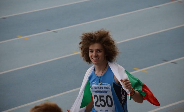 Веселин Живков с два златни и един сребърен медал от Европейските детски атлетически игри